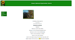 Desktop Screenshot of flowermemorialspiritualistchurch.nsac-churches.org